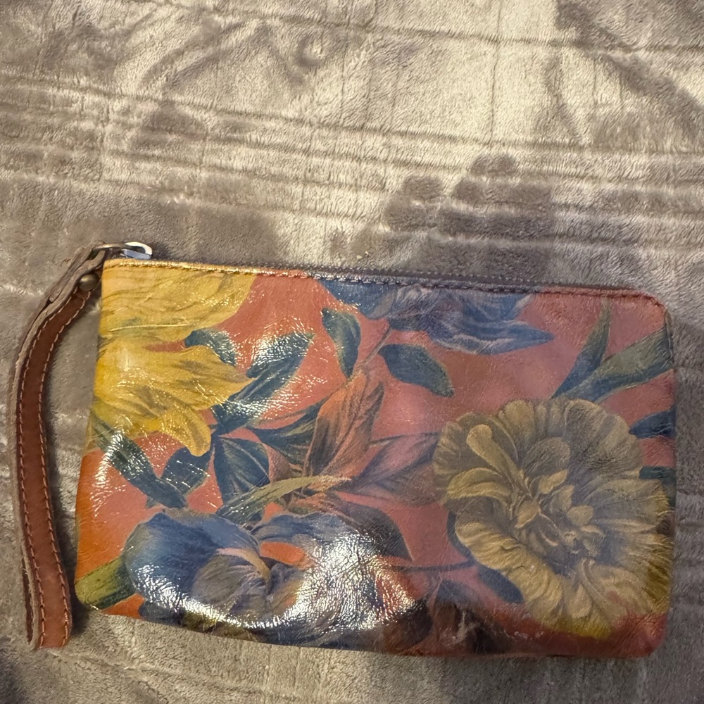Patricia Nash Multi Color Wristlet! Gently Used!
